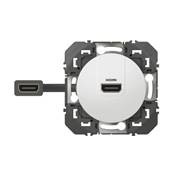 LEGRAND Dooxie Prise Hdmi Preconnectee- Blanc