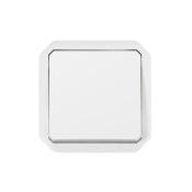 Poussoir Plexo 10A composable - Blanc