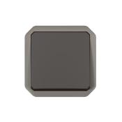 Poussoir Plexo 10A composable - Anthracite