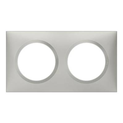 LEGRAND Dooxie Plaque 2P Aluminium