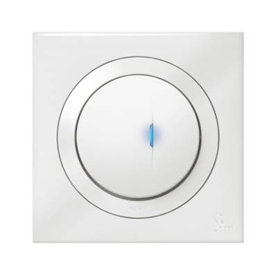 LEGRAND Dooxie Poussoir Lumineux Ip44- Blanc