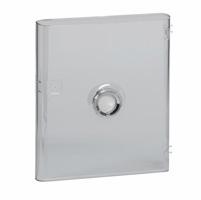 Porte transparente pour coffret 1 rangée 13 modules