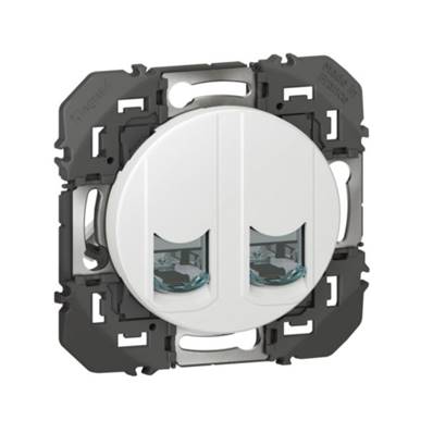 LEGRAND Double Prise RJ45 Catégorie 6 STP Dooxie Blanc - 600378