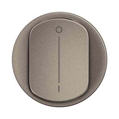 LEGRAND Enjoliveur Interrupteur Bipolaire à Voyant Céliane Titanium - CT1020