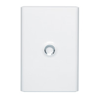 Porte opaque pour coffret 2 rangées 13 modules