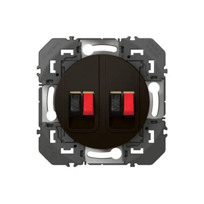 LEGRAND Prise Haut-Parleur Double Dooxie Noir Mat - 600582