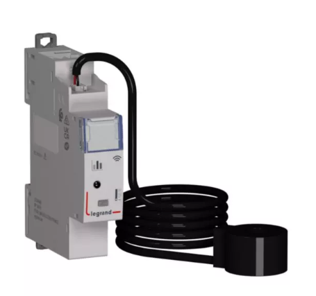 Compteur d'énergie connecté Legrand Drivia with Netatmo 412015 – vue de profil
