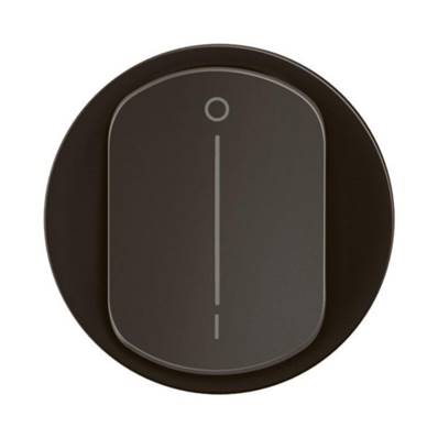 LEGRAND Enjoliveur Interrupteur Bipolaire à Voyant Céliane Noir - CN1020