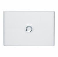 Porte opaque pour coffret 1 rangée 18 modules